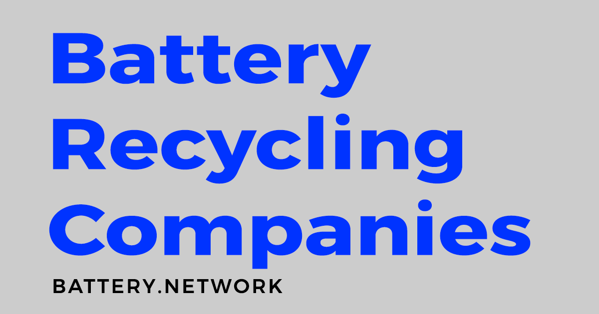 Battery-recycling-companies-list